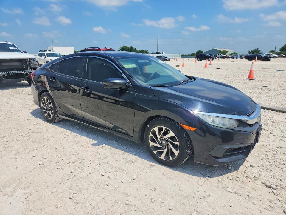 2018 Honda Civic VIN 19XFC2F76JE003169 COPART salvage auction — SIDE, Tx - Salvage Vehicle Title, sold $2,000 on 2026-07-09 (photo 4)