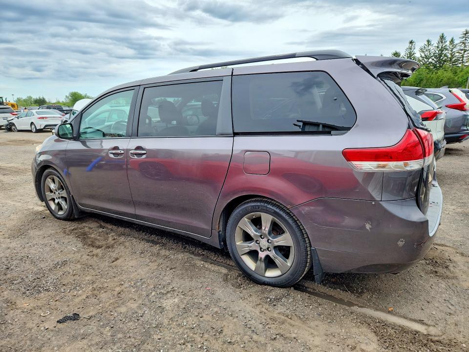 2011 Toyota Sienna VIN 5TDYK3DC5BS080009 COPART salvage auction — REAR END, ON - PERMIT SALVAGE, sold $1,300 on 2026-07-21 (photo 2)