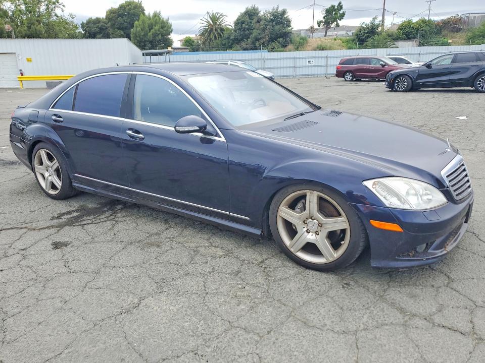 2007 Mercedes-benz S class VIN WDDNG71X87A112030 COPART salvage auction — VANDALISM, Ca - Salvage Certificate, sold $950 on 2026-07-06 (photo 4)