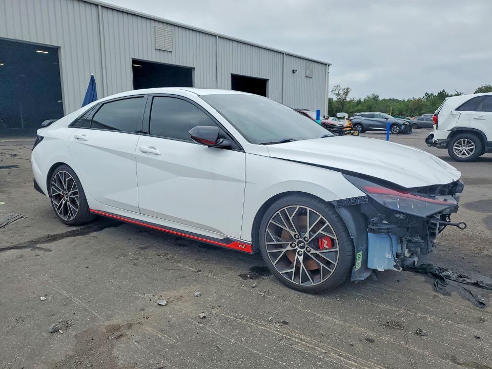2023 Hyundai Elantra VIN KMHLW4AK9PU010446 COPART salvage auction — FRONT END, Ga - Cert Of Title-Salvage, sold $5,200 on 2026-07-29 (photo 4)
