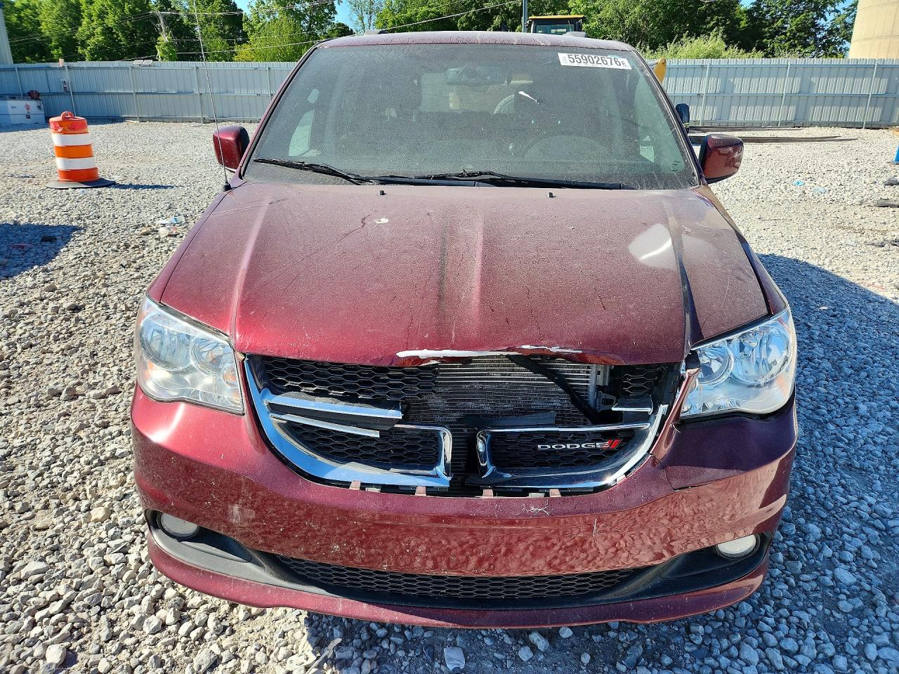 2017 Dodge Grand Caravan VIN 2C4RDGCG2HR858827 COPART salvage auction — Front End, MI - CERTIFICATE OF TITLE, sold $2,650 on 2026-07-02 (photo 5)