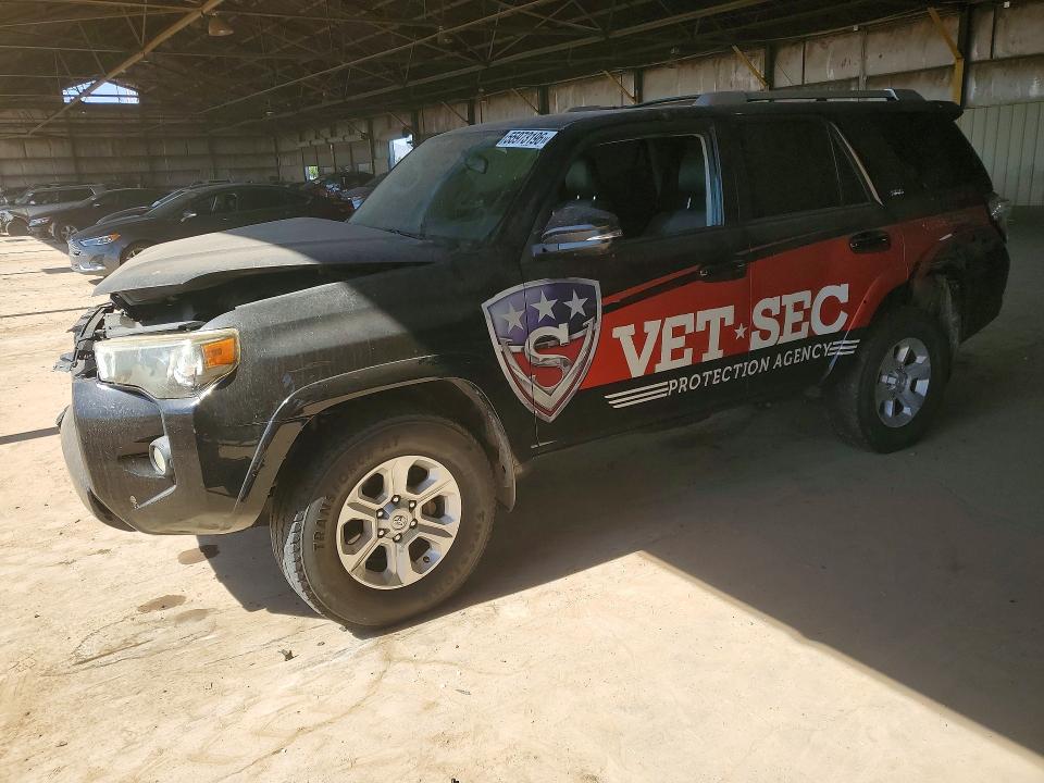 2014 Toyota 4runner VIN JTEBU5JR1E5193658 COPART salvage auction — FRONT END, AZ - CERT OF TITLE-RESTORED SALVAGE, sold $7,600 on 2026-07-27 (photo 1)