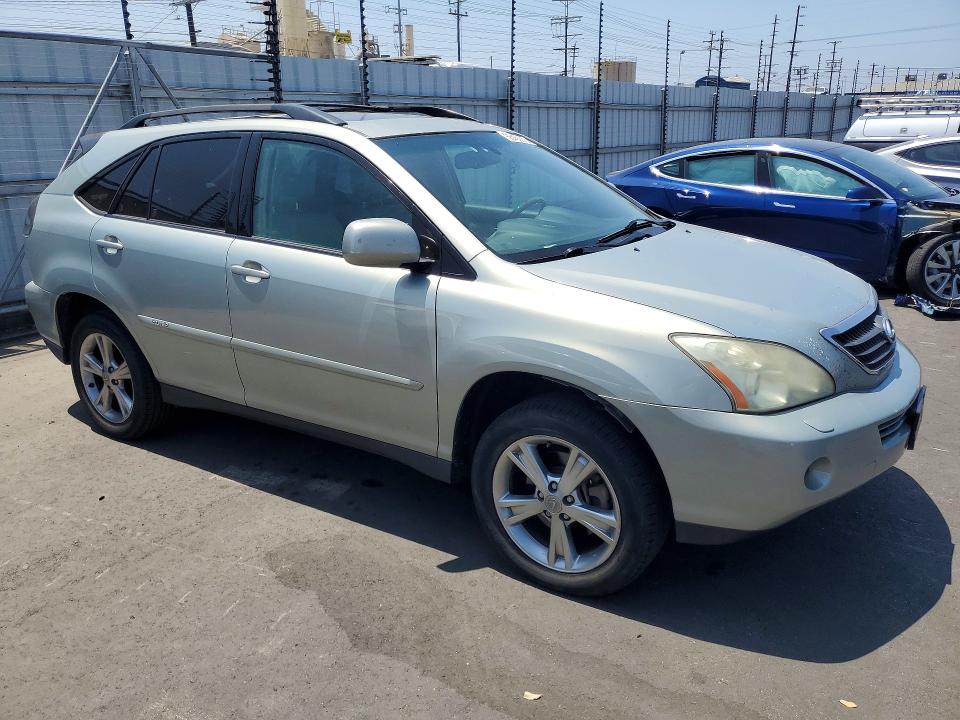 2007 Lexus Rx VIN JTJGW31UX72003113 COPART salvage auction — VANDALISM, Ca - Salvage Certificate, sold $1,050 on 2026-07-13 (photo 4)