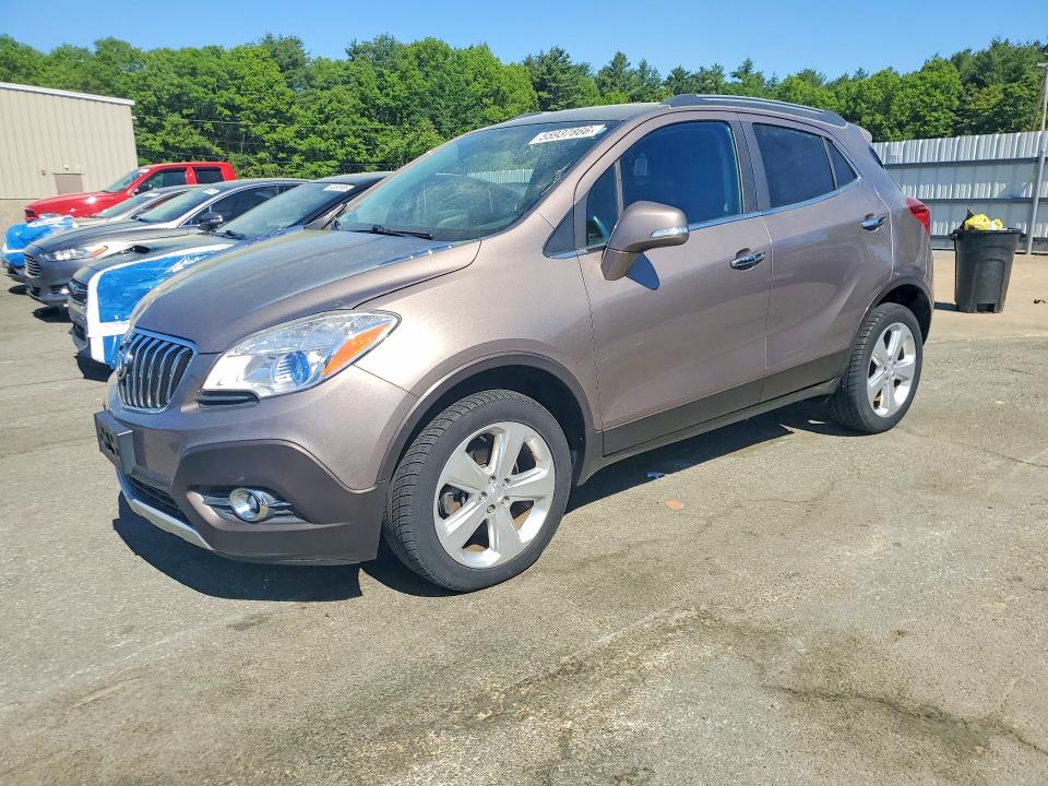 2015 Buick Encore VIN KL4CJFSBXFB176346 COPART salvage auction — FRONT END, Wv - Salvage Certificate, sold $650 on 2026-07-28 (photo 1)