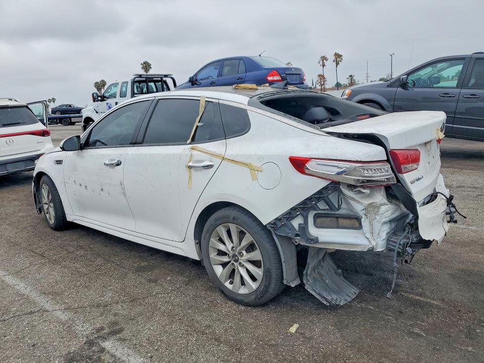 2017 Kia Optima VIN 5XXGU4L33HG153675 COPART salvage auction — REAR END, Ca - Salvage Certificate, sold $775 on 2026-08-21 (photo 2)