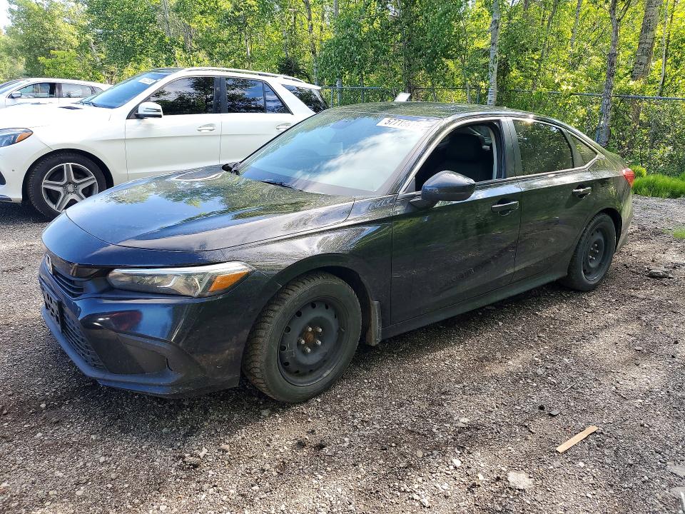 2022 Honda Civic VIN 2HGFE2F25NH104973 COPART salvage auction — FRONT END, On - Permit No Brand - Unfit, sold $8,100 on 2026-07-02 (photo 1)