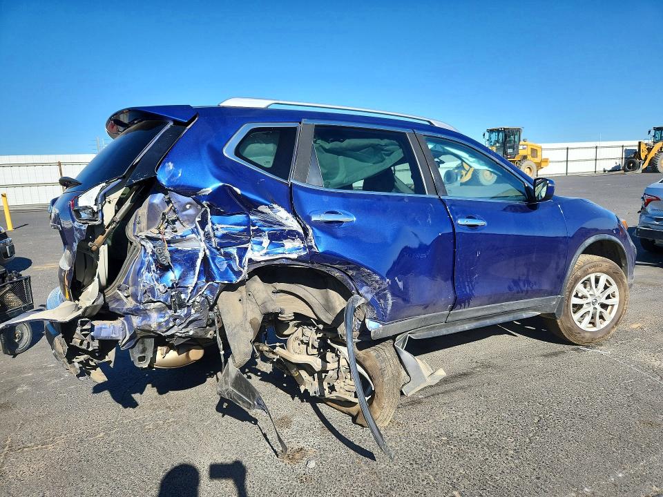 2018 Nissan Rogue VIN KNMAT2MT9JP600293 COPART salvage auction — REAR END, CA - SALVAGE CERTIFICATE, sold $925 on 2026-07-16 (photo 3)