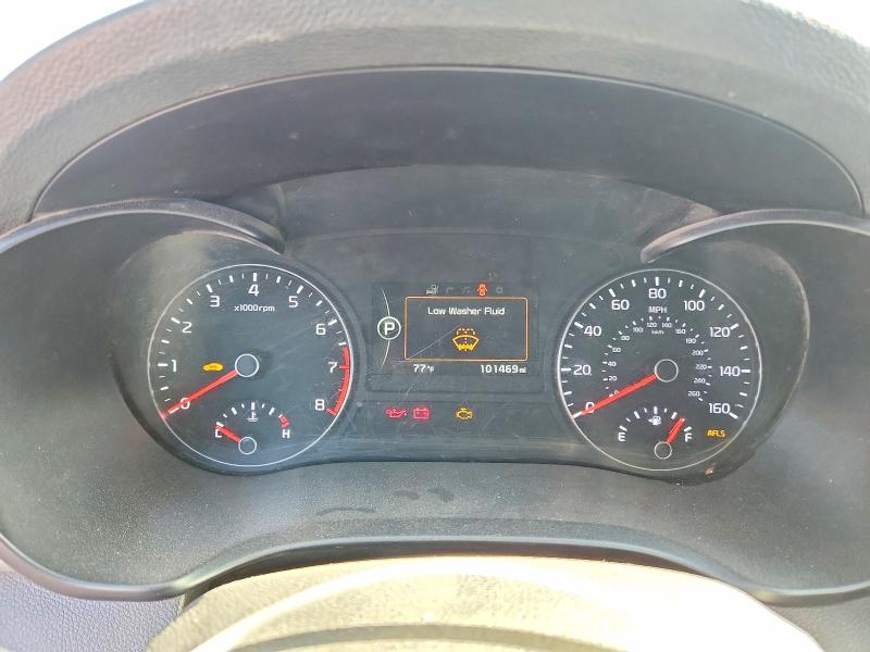 2016 Kia Optima VIN 5XXGW4L25GG024871 COPART salvage auction — FRONT END, Nm - Certificate Of Title, sold $1,700 on 2026-07-07 (photo 9)
