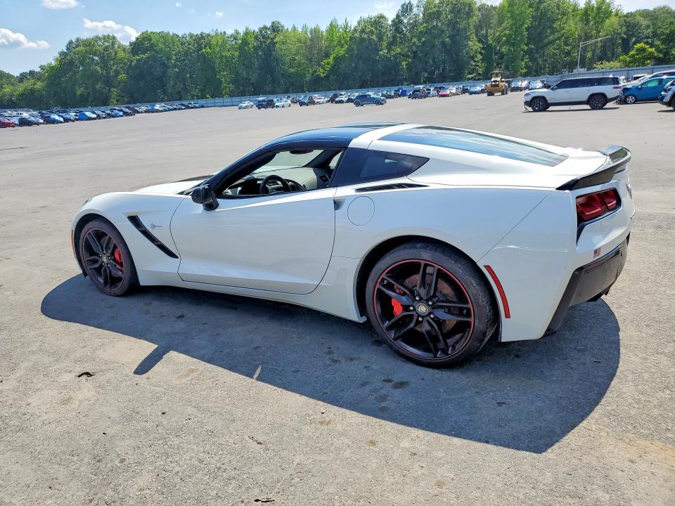 2017 Chevrolet Corvette stingray VIN 1G1YJ2D78H5107338 COPART salvage auction — WATER/FLOOD, Fl - Cert Of Title-Slvg Rebld Flood (P), sold $23,300 on 2026-07-07 (photo 2)