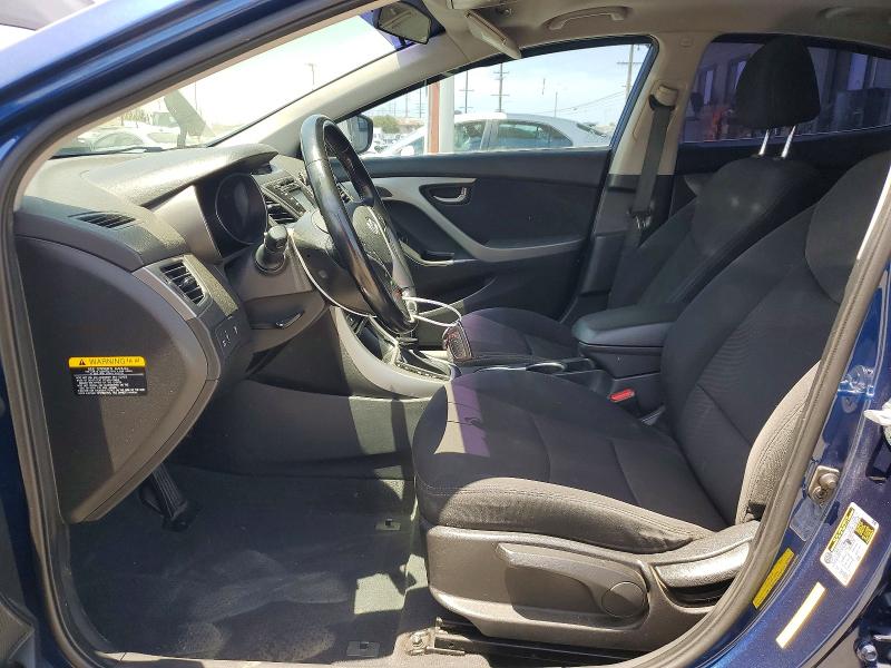 2016 Hyundai VIN 5NPDH4AE6GH735039 COPART salvage auction — FRONT END, CA - SALVAGE CERTIFICATE, sold $1,750 on 2026-07-02 (photo 7)