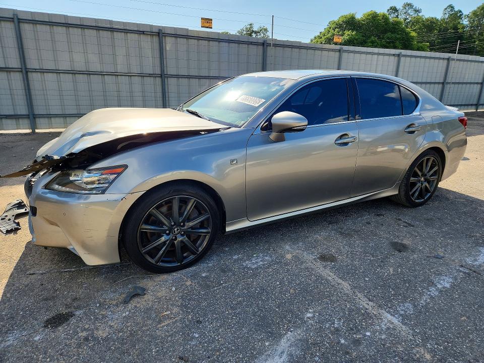 2015 Lexus Gs 350 VIN JTHBE1BL2FA005435 COPART salvage auction — FRONT END, Ms - Certificate Of Title, sold $1,350 on 2026-07-28 (photo 1)