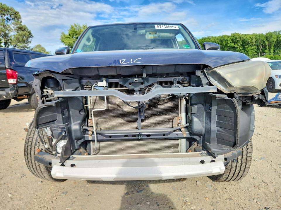 2018 Toyota 4runner VIN JTEBU5JR7J5526858 COPART salvage auction — FRONT END, Va - Cert Of Title - Salvage, sold $12,800 on 2026-07-28 (photo 5)