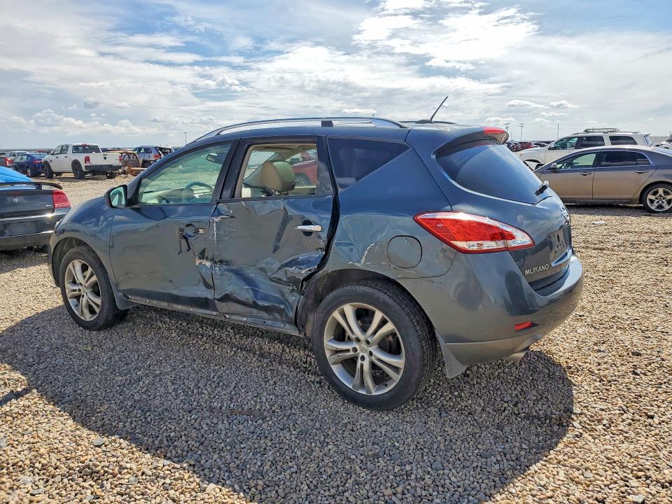 2011 Nissan Murano VIN JN8AZ1MU9BW060201 COPART salvage auction — SIDE, Tx - Salvage Vehicle Title, sold $525 on 2026-07-07 (photo 2)