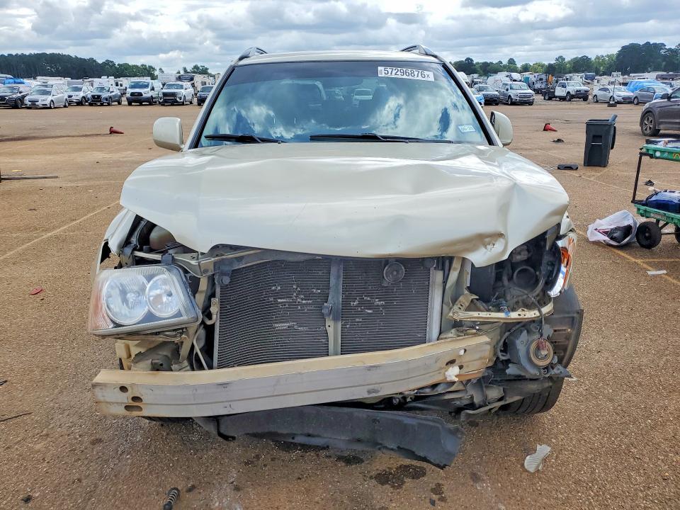 2003 Toyota Highlander VIN JTEGF21A330087571 COPART salvage auction — FRONT END, Tx - Salvage Vehicle Title, sold $600 on 2026-07-06 (photo 5)
