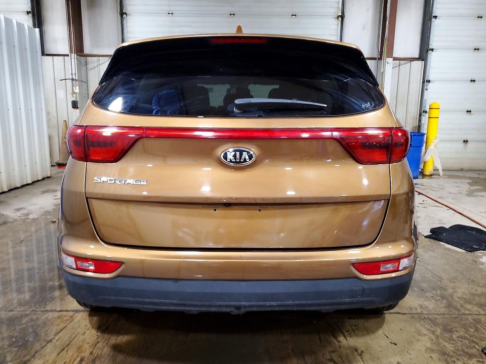 2017 Kia Sportage VIN KNDPMCAC0H7184601 COPART salvage auction — FRONT END, Nj - Cert Of Title-Salvage, sold $2,850 on 2026-07-17 (photo 6)