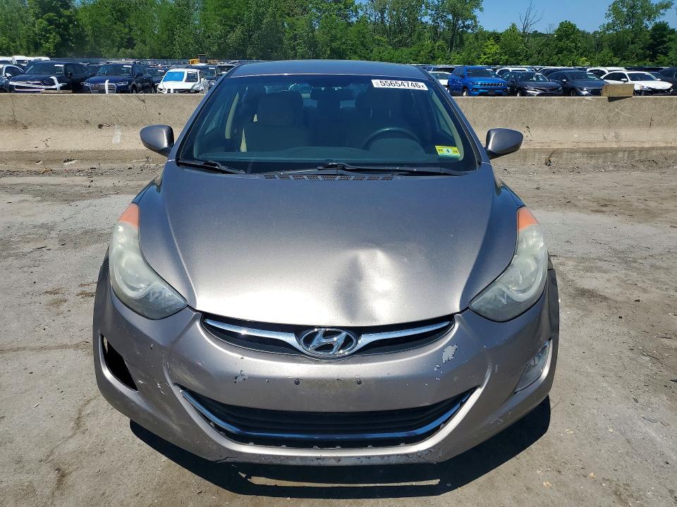 2013 Hyundai Elantra VIN 5NPDH4AE3DH272014 COPART salvage auction — FRONT END, Nj - Certificate Of Title, sold $625 on 2026-07-09 (photo 5)