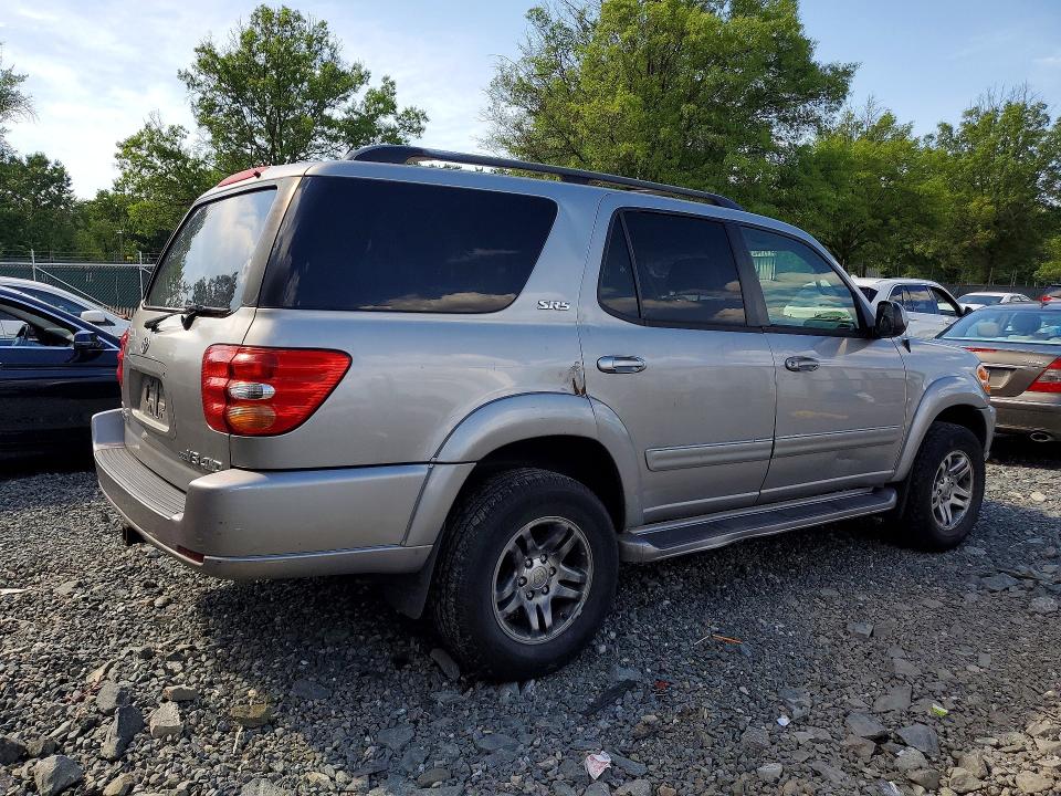 2004 Toyota Sequoia VIN 5TDBT44A84S206888 COPART salvage auction — REAR END, MT - CERTIFICATE OF TITLE, sold $925 on 2026-07-14 (photo 3)
