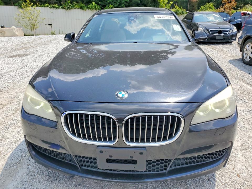 2014 BMW 7er VIN WBAYF8C56ED652965 COPART salvage auction — MINOR DENT/SCRATCHES, Ga - Certificate Of Title, sold $3,700 on 2026-07-23 (photo 5)
