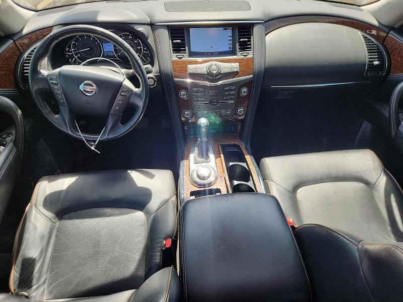 2018 Nissan Armada VIN JN8AY2NC7J9555394 COPART salvage auction — HAIL, Wv - Salvage Certificate, sold $275 on 2026-07-21 (photo 8)