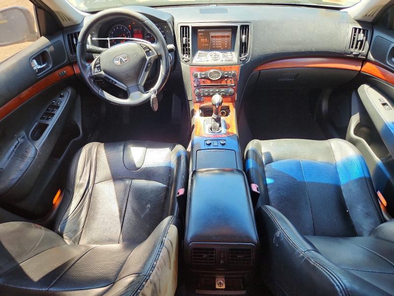 2009 Infiniti G VIN JNKCV61F19M361259 COPART salvage auction — FRONT END, Md - Cert Of Salvage > 75% Damage, sold $400 on 2026-07-02 (photo 8)
