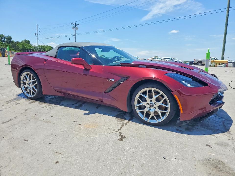 2019 Chevrolet Corvette VIN 1G1YK3D70K5101754 COPART salvage auction — FRONT END, Tn - Salvage Certificate, sold $20,400 on 2026-07-29 (photo 4)