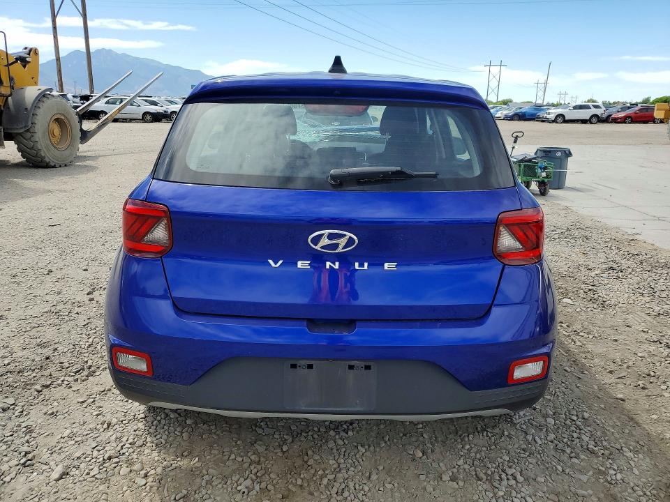 2022 Hyundai Venue VIN KMHRB8A38NU169185 COPART salvage auction — FRONT END, Ut - Salvage Certificate, sold $700 on 2026-07-27 (photo 6)