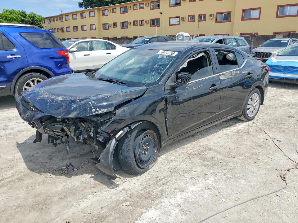 2024 Nissan Sentra VIN 3N1AB8BV5RY250300 COPART salvage auction — FRONT END, Fl - Certificate Of Destruction, sold $1,150 on 2026-07-31 (photo 1)
