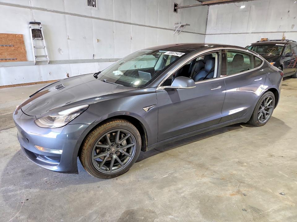 2018 Tesla VIN 5YJ3E1EA6JF005115 COPART salvage auction — FRONT END, Mi - Certificate Of Title, sold $250 on 2026-07-31 (photo 1)