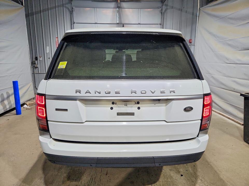 2016 Land rover RANGE ROVER VIN SALGS2EF1GA274872 COPART salvage auction — NORMAL WEAR, Nh - Certificate Of Title, sold $3,050 on 2026-07-09 (photo 6)