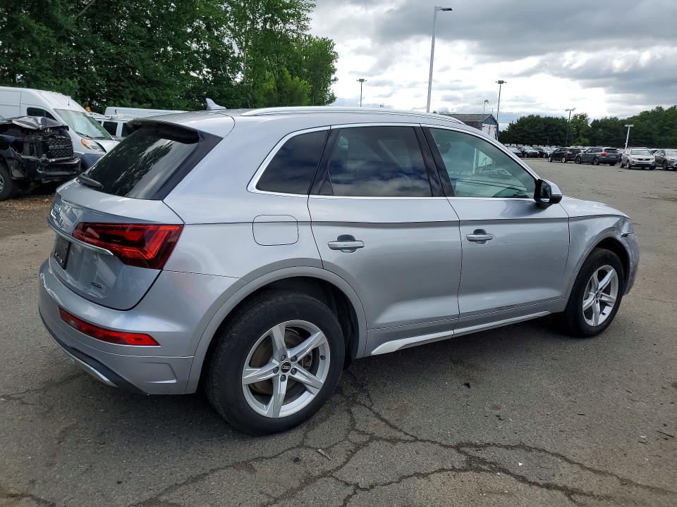 2021 Audi Q5 VIN WA1AAAFY8M2103210 COPART salvage auction — FRONT END, Ny - Cert Of Title-Salvage, sold $9,500 on 2026-08-27 (photo 3)