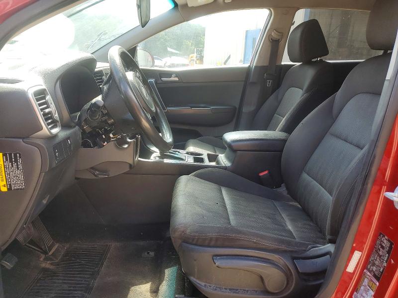 2019 Kia Sportage VIN KNDPMCAC3K7605248 COPART salvage auction — FRONT END, MS - CERTIFICATE OF TITLE, sold $2,000 on 2026-07-16 (photo 7)