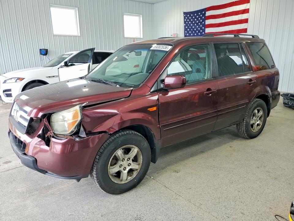 2008 Honda Pilot VIN 5FNYF18388B009998 COPART salvage auction — FRONT END, OH - CERT OF TITLE-SALVAGE, sold $300 on 2026-07-10 (photo 1)