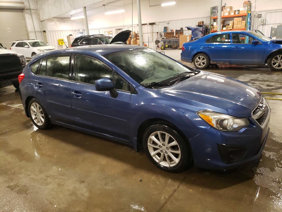 2013 Subaru Impreza VIN JF1GPAC61DH210765 COPART salvage auction — HAIL, MN - CERT OF TITLE-PRIOR SALVAGE, sold $100 on 2026-07-27 (photo 4)