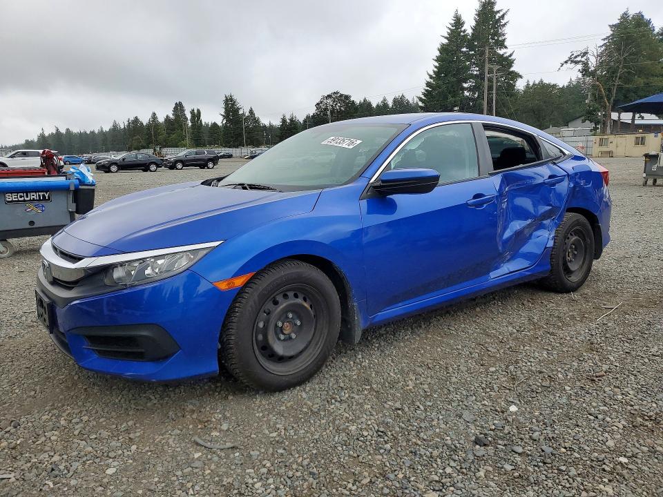 2018 Honda Civic VIN 19XFC2E5XJE007130 COPART salvage auction — SIDE, WA - BILL OF SALE, sold $4,200 on 2026-07-10 (photo 1)
