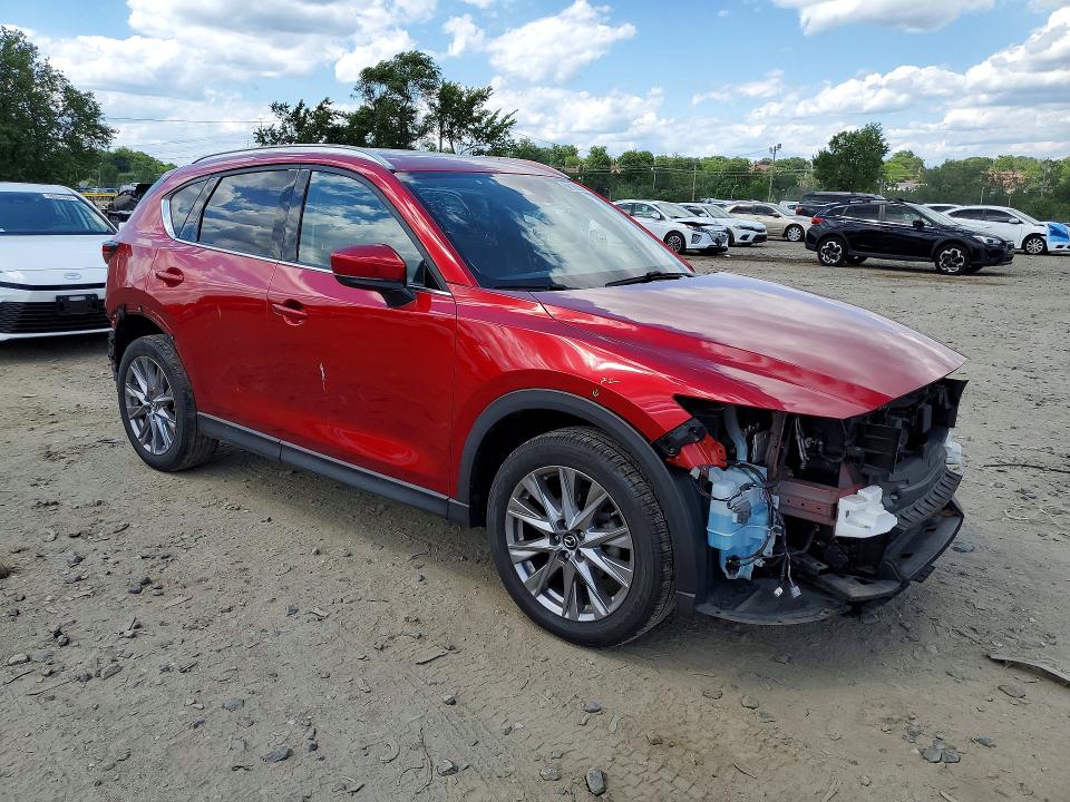 2020 Mazda Cx-5 VIN JM3KFBDM1L0841336 COPART salvage auction — FRONT END, Md - Cert Of Salvage > 75% Damage, sold $5,200 on 2026-07-07 (photo 4)