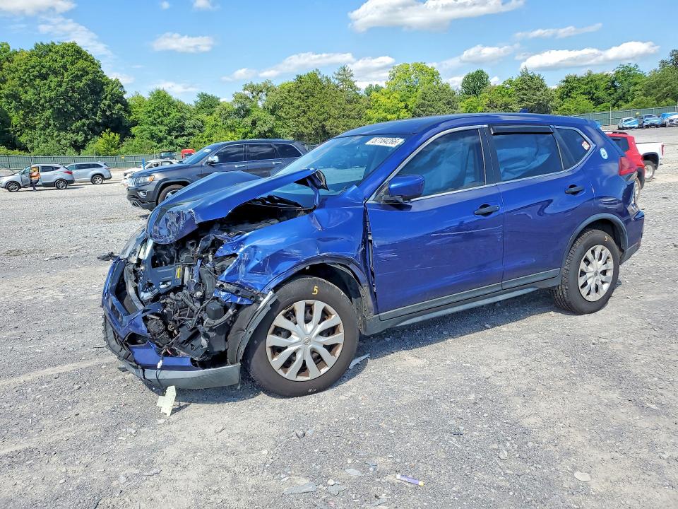 2017 Nissan Rogue VIN KNMAT2MT8HP554546 COPART salvage auction — FRONT END, Tn - Salvage Certificate, sold $425 on 2026-07-09 (photo 1)