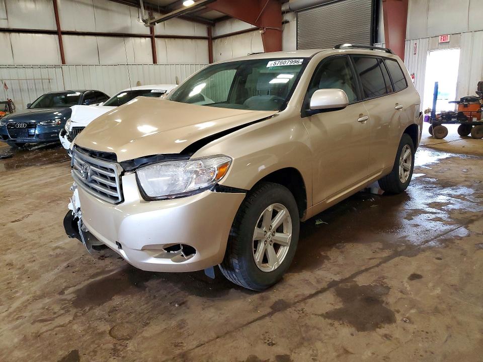 2008 Toyota Highlander VIN JTEDS41A982026778 COPART salvage auction — FRONT END, Mi - Certificate Of Title, sold $1,350 on 2026-07-06 (photo 1)