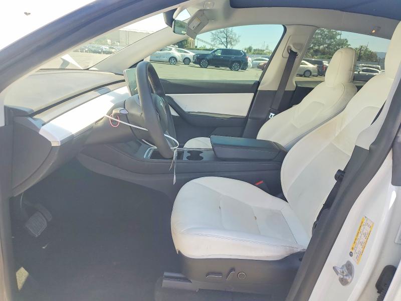 2021 Tesla Model y VIN 5YJYGAEE2MF189301 COPART salvage auction — FRONT END, Ca - Salvage Certificate, sold $90 on 2026-07-28 (photo 7)