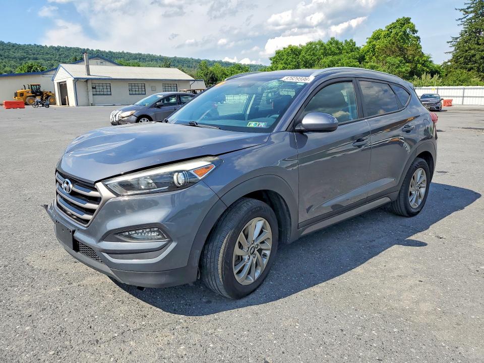 2016 Hyundai Tucson VIN KM8J3CA45GU243204 COPART salvage auction — REAR END, Pa - Certificate Of Salvage, sold $175 on 2026-07-28 (photo 1)