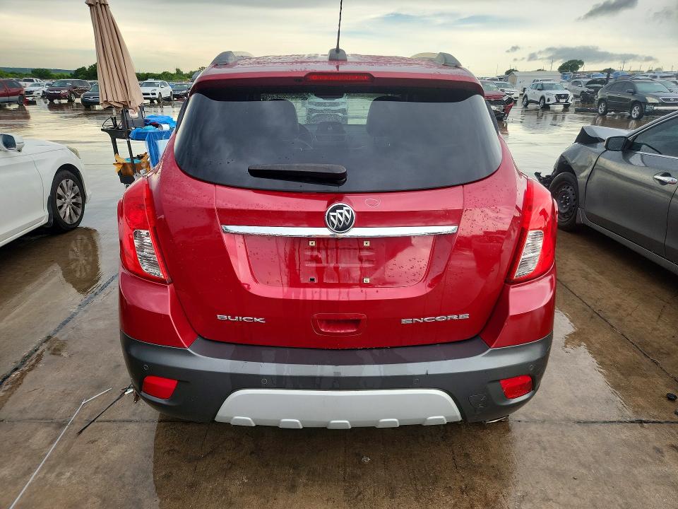 2016 Buick Encore VIN KL4CJDSB5GB661449 COPART salvage auction — HAIL, Tx - Certificate Of Title, sold $175 on 2026-07-27 (photo 6)
