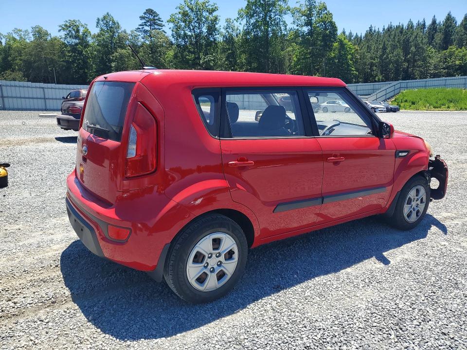 2013 Kia VIN KNDJT2A59D7579729 COPART salvage auction — FRONT END, Nc - Salvage Certificate Of Title, sold $400 on 2026-07-09 (photo 3)