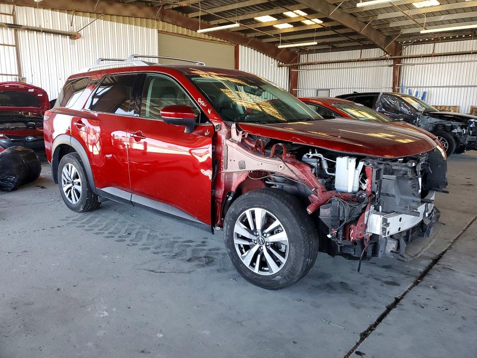 2023 Nissan Pathfinder VIN 5N1DR3CAXPC211790 COPART salvage auction — FRONT END, Ca - Salvage Certificate, sold $6,900 on 2026-07-02 (photo 4)