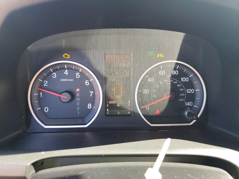 2008 Honda Cr-v VIN 5J6RE38798L006444 COPART salvage auction — FRONT END, Ia - Cert Of Title-Salvage Title, sold $80 on 2026-07-29 (photo 9)