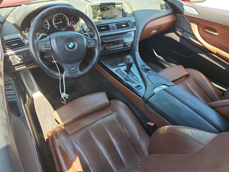 2013 BMW 6er VIN WBAYP9C50DDW21258 COPART salvage auction — FRONT END, Tx - Certificate Of Title, sold $4,550 on 2026-07-14 (photo 8)