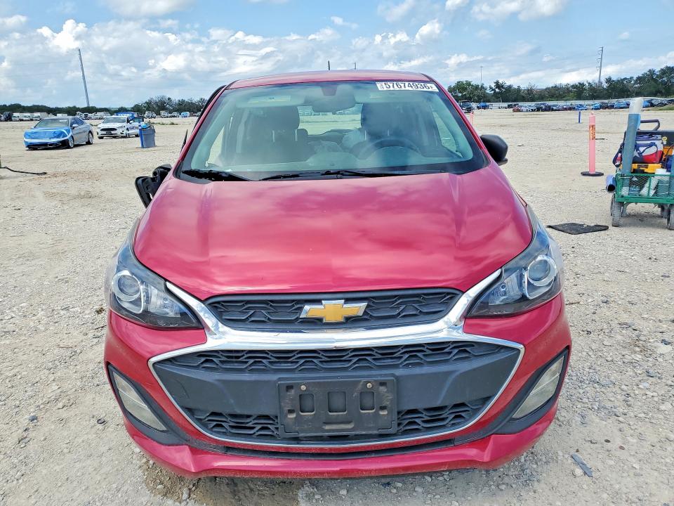 2020 Chevrolet VIN KL8CB6SA5LC424494 COPART salvage auction — SIDE, TX - SALVAGE VEHICLE TITLE (P), sold $1,100 on 2026-07-23 (photo 5)