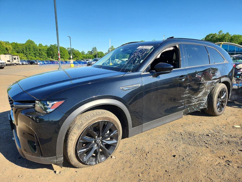 2025 Mazda Cx-90 VIN JM3KKCHD9S1231351 COPART salvage auction — SIDE, Fl - Cert Of Title Slvg Rebuildable, sold $6,600 on 2026-07-22 (photo 1)