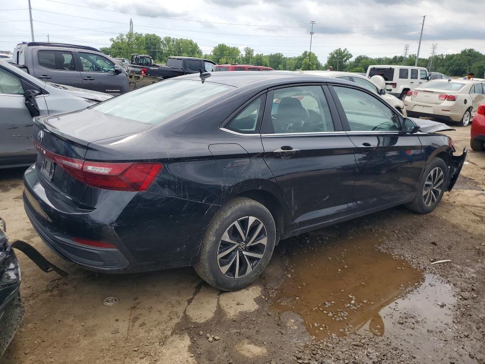 2025 Volkswagen Jetta VIN 3VW5X7BU1SM018871 COPART salvage auction — FRONT END, MI - CERTIFICATE OF TITLE, sold $7,900 on 2026-07-27 (photo 3)