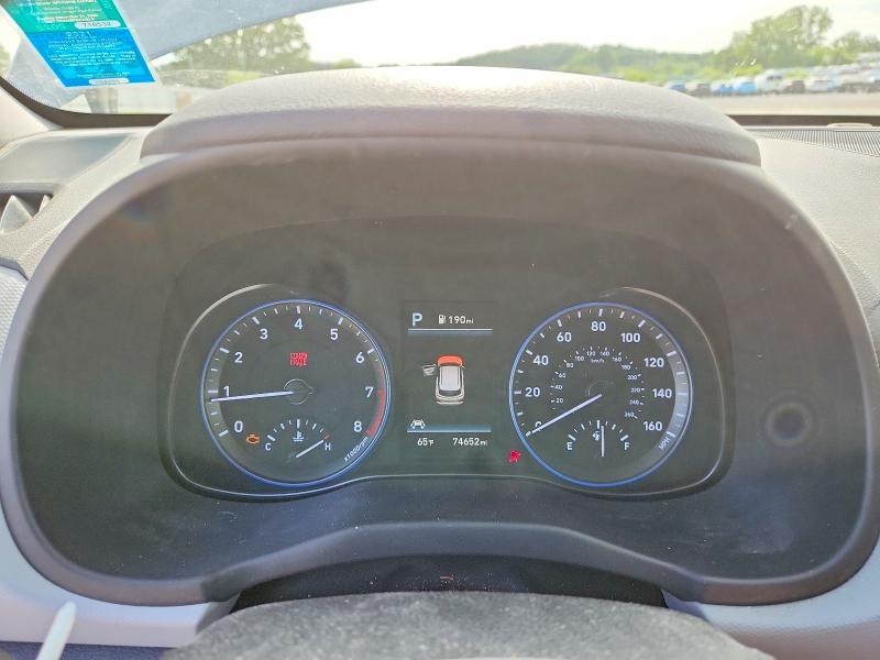 2021 Hyundai Kona VIN KM8K33A52MU615204 COPART salvage auction — FRONT END, Wi - Cert Of Title-Claim Paid, sold $4,100 on 2026-07-07 (photo 9)