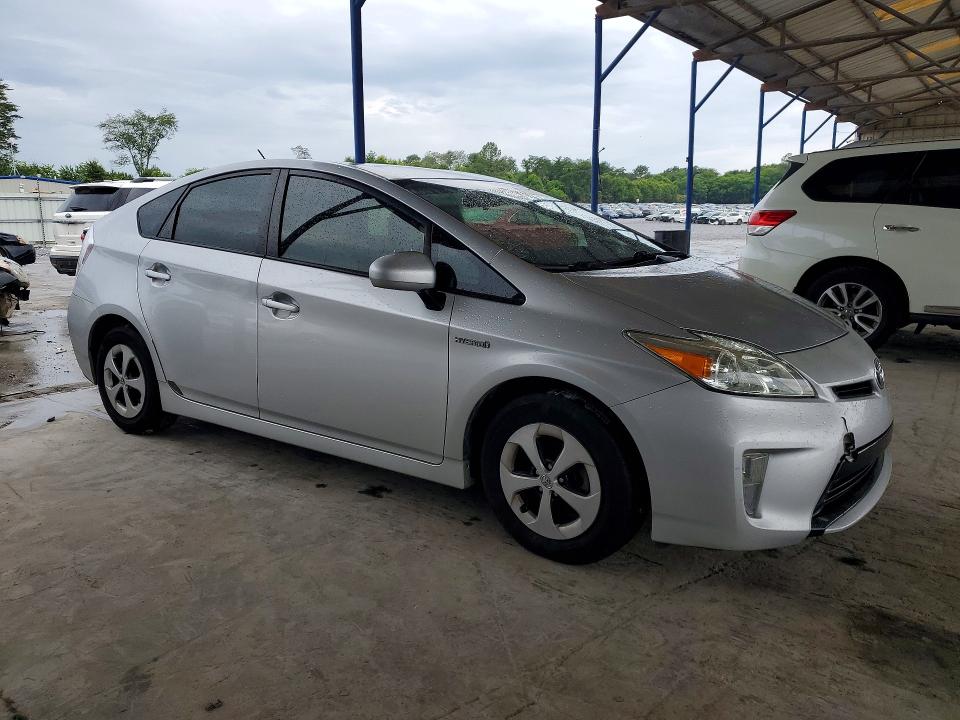 2012 Toyota Prius VIN JTDKN3DU8C5493295 COPART salvage auction — FRONT END, Mt - Certificate Of Title, sold $2,200 on 2026-07-30 (photo 4)