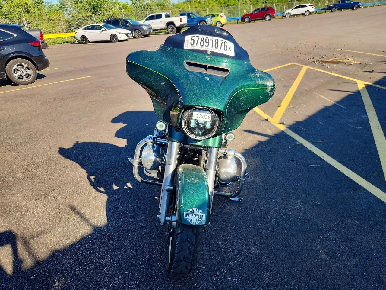 2016 Harley-Davidson FLHXS VIN 1HD1KRM12GB645851 COPART salvage auction — Side, WV - SALVAGE CERTIFICATE, sold $6,300 on 2026-07-09 (photo 2)
